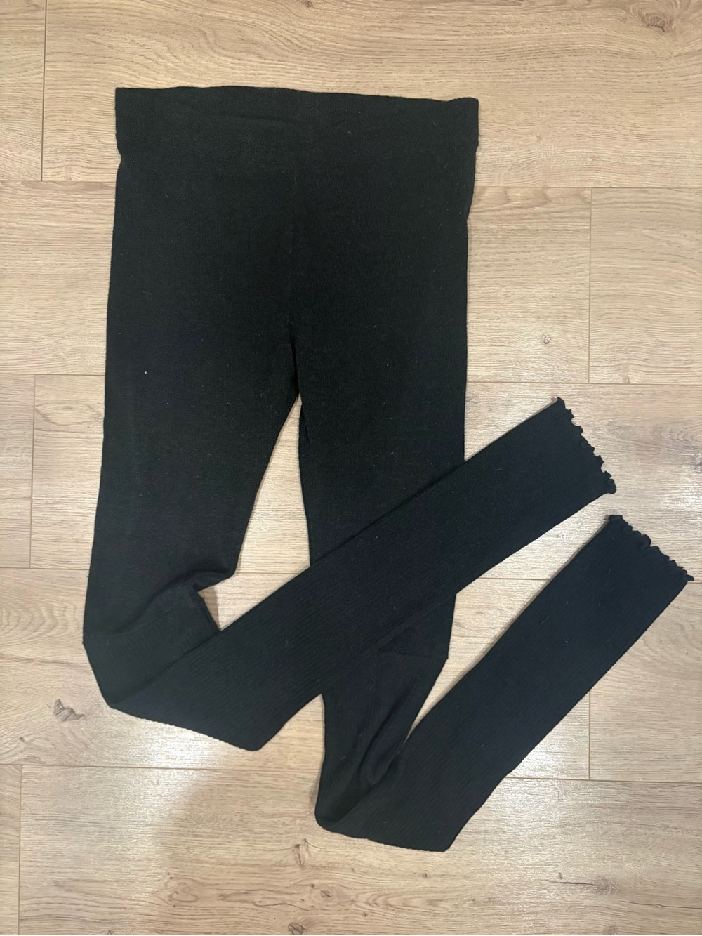 Free people sweater leggings black